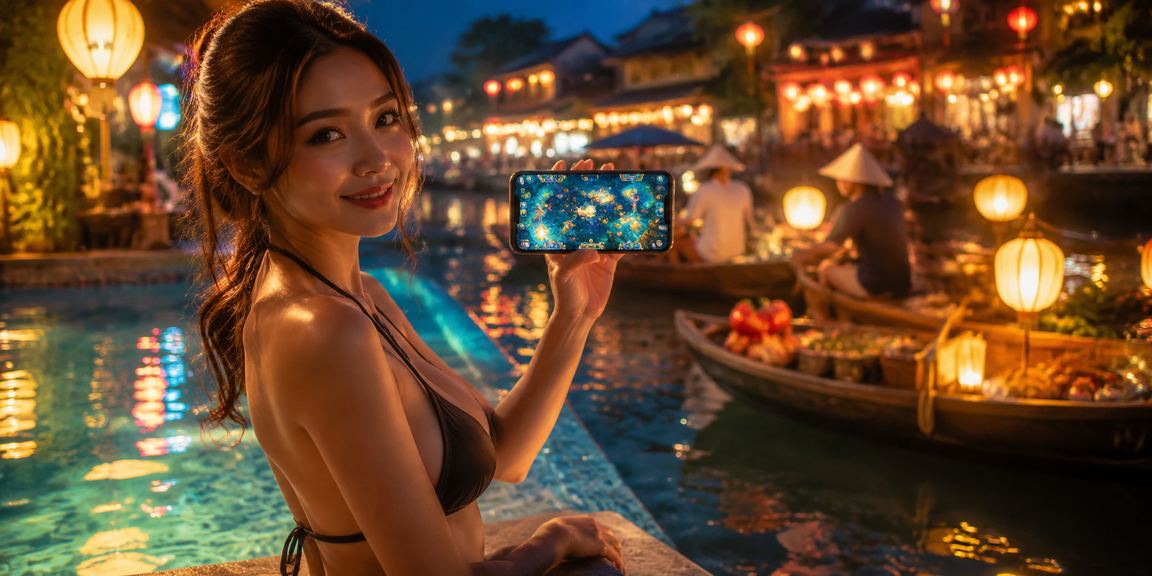 Người chơi bắn cá tại Hà Nội trong không khí lễ hội đèn lồng truyền thống
