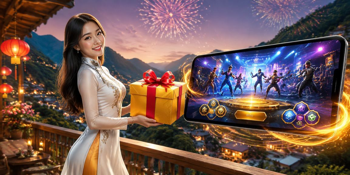 Người dùng Việt Nam tham gia cá cược Esports tại Sa Pa với trang phục áo dài